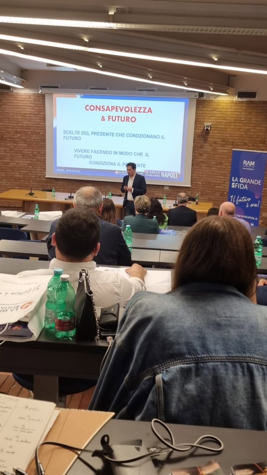 Max Di Cuia relatore a La Grande Sfida, Napoli