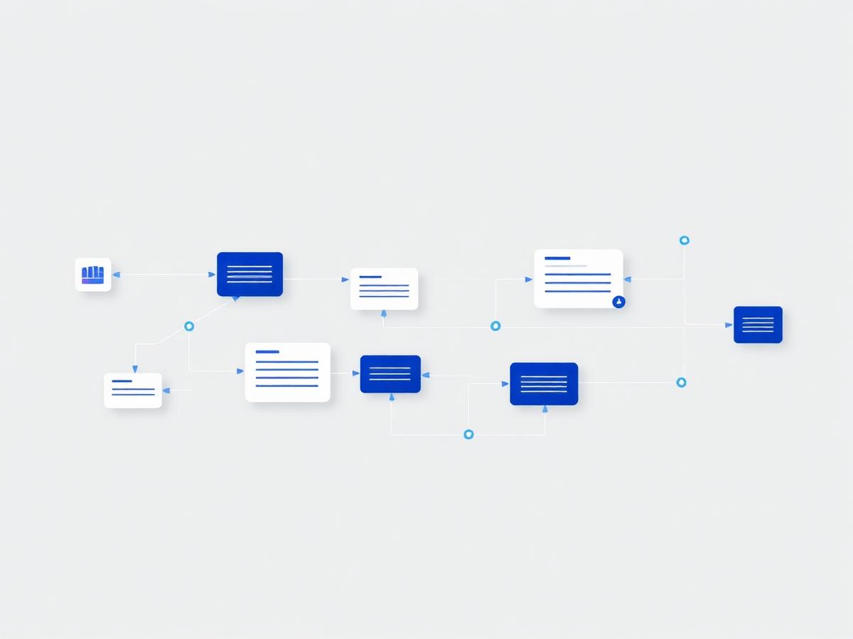Schema di un flusso di automazione con nodi collegati tra loro