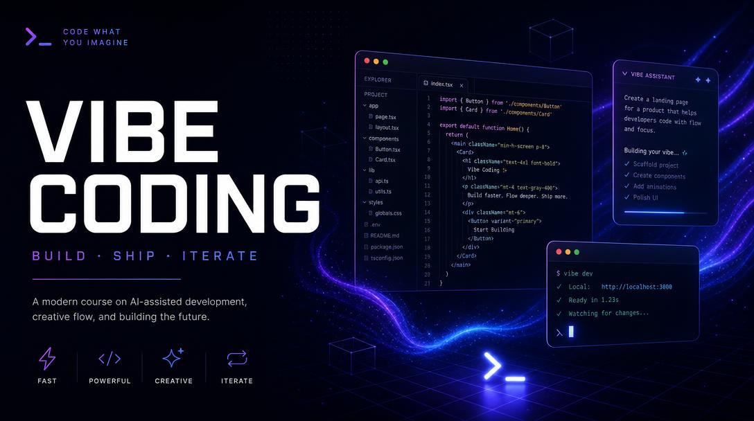 Grafica del percorso Vibe Coding con gli agenti di sviluppo AI